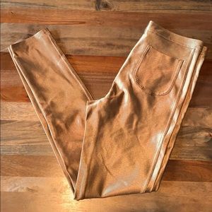 American Apparel Gold Disco Pants